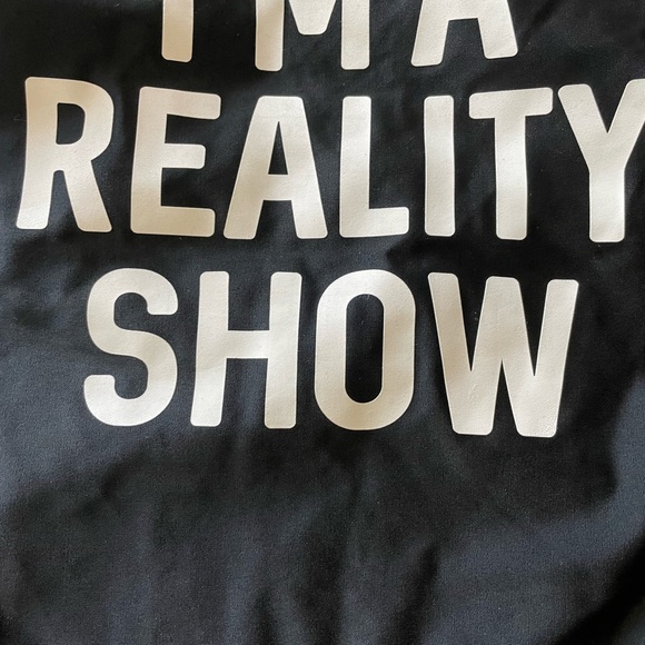 NOBO One Piece Swimsuit “I’m A Reality Show” Juniors Large (11-13) Black - Picture 7 of 11